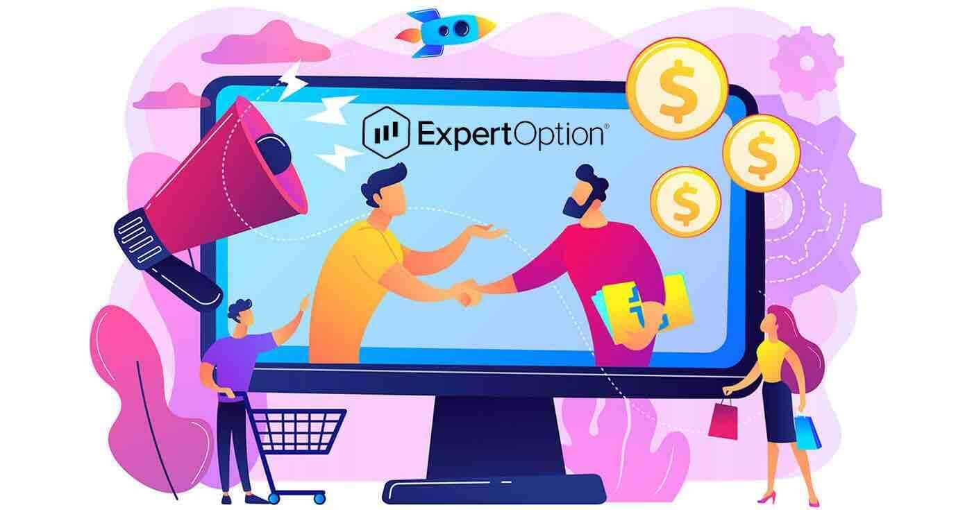 Sådan tilmelder du dig affiliate program og bliver partner i ExpertOption