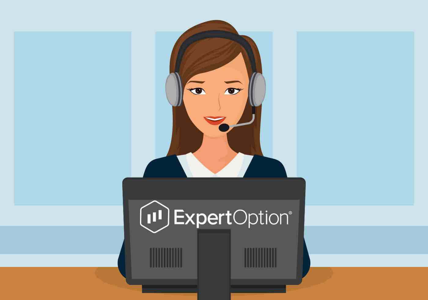  ExpertOption الاتصال