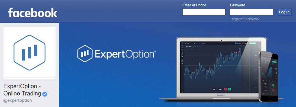 Review of ExpertOption on Facebook Page Review of ExpertOption on Facebook Page