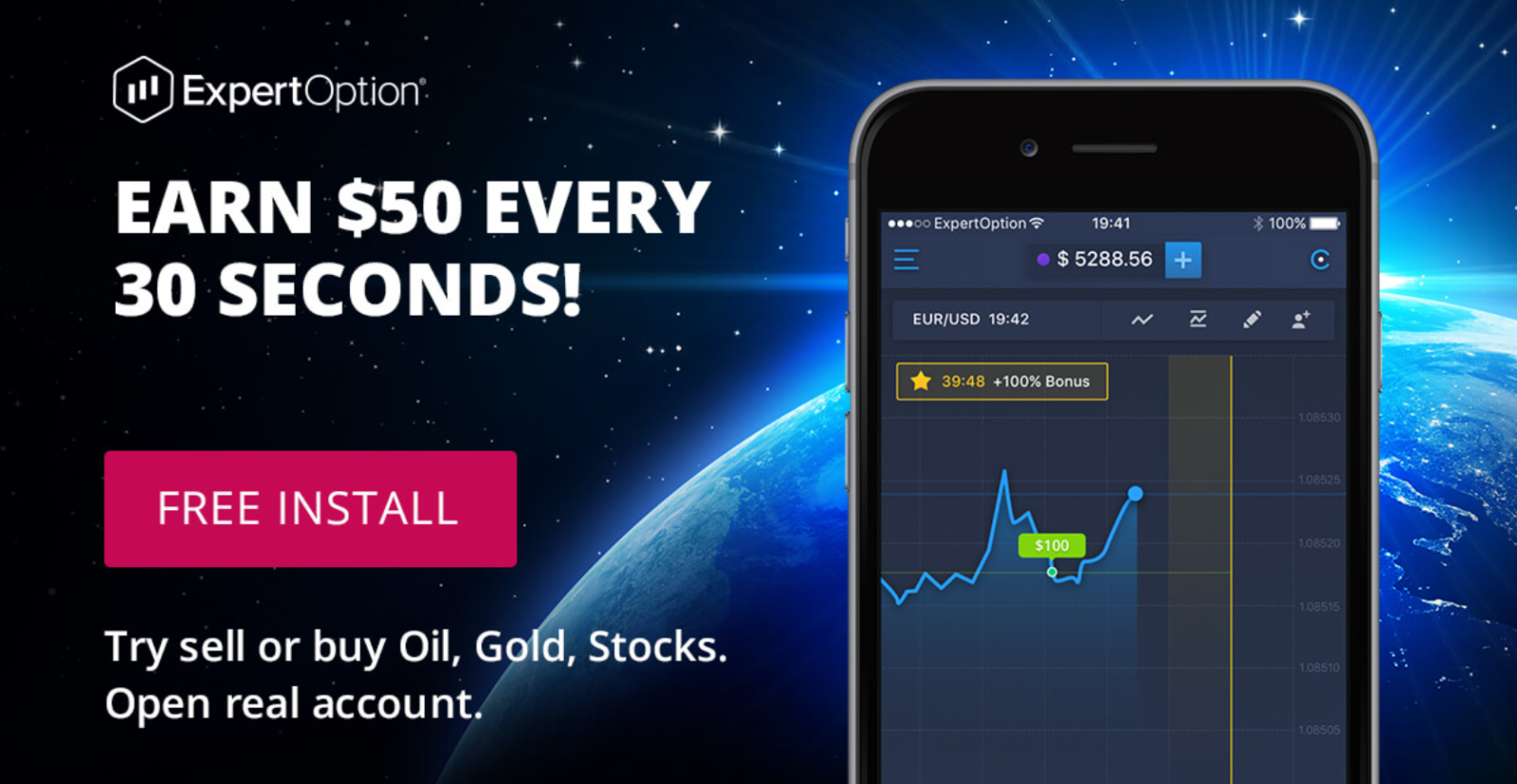 ExpertOptioni pakkumine: kuni 120% boonus teie esimesel sissemaksel ExpertOptioni pakkumine: kuni 120% boonus teie esimesel sissemaksel