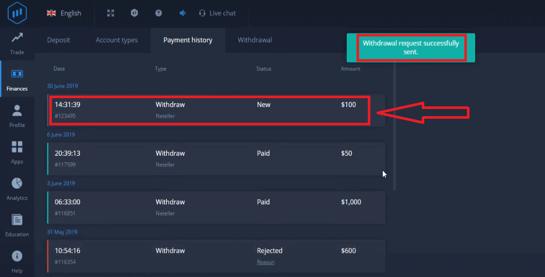 ExpertOption: Register Account and Withdraw Money — Process & Limits