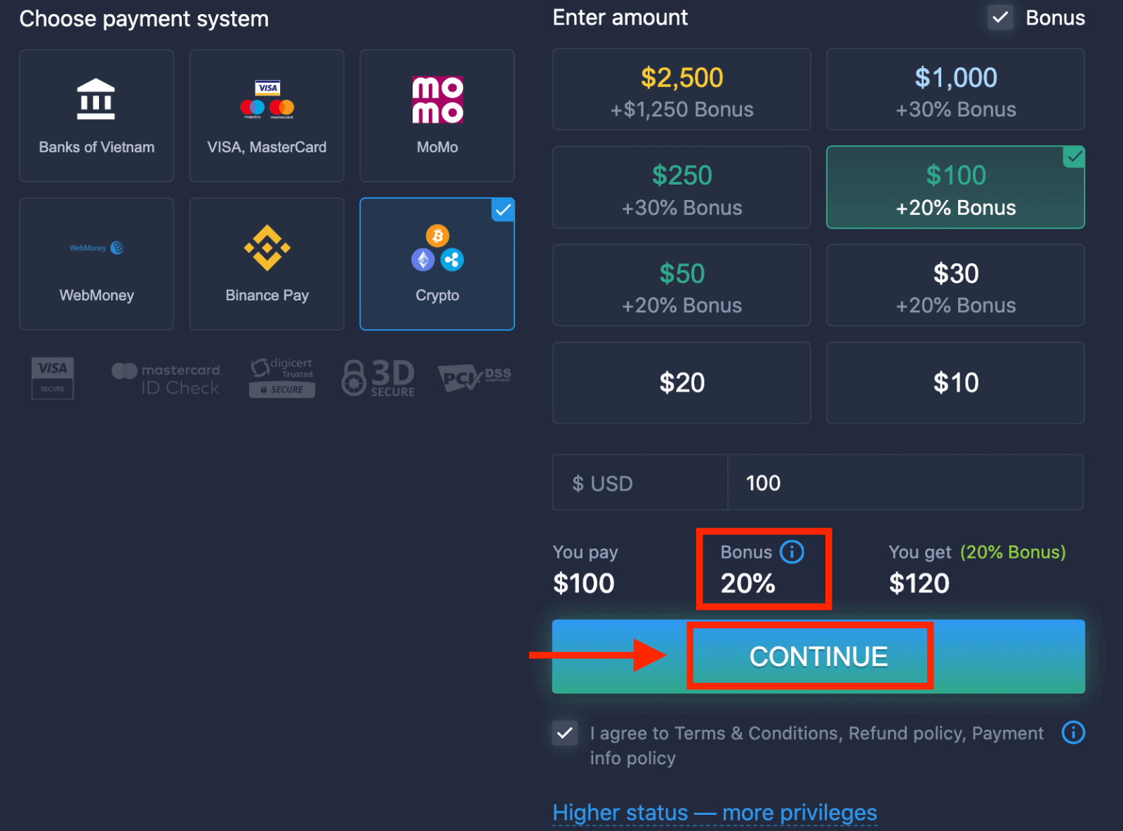 Cara Menyetor dan Berdagang Opsi Biner di ExpertOption Cara Menyetor dan Berdagang Opsi Biner di ExpertOption