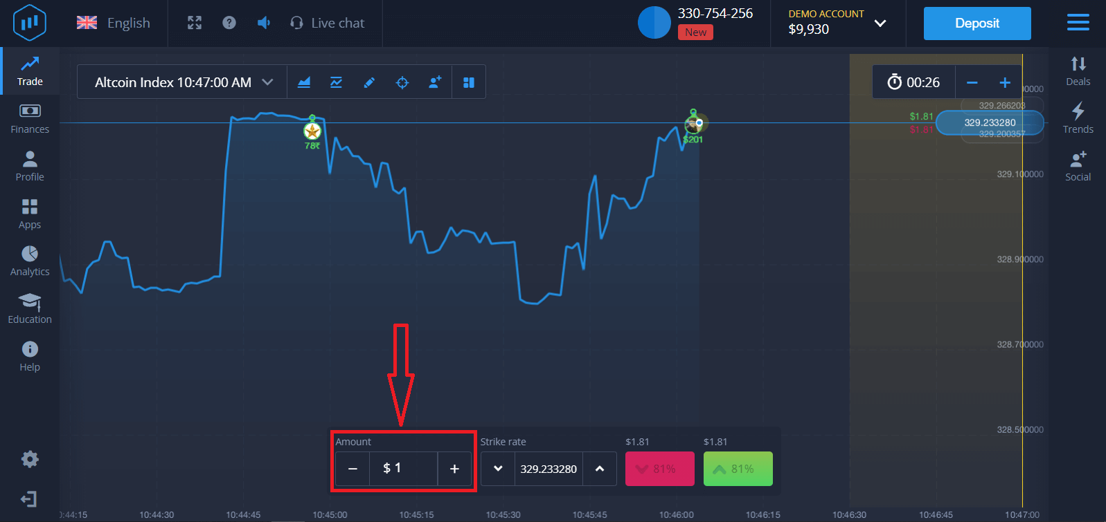 Cara Menyetor dan Berdagang Opsi Biner di ExpertOption Cara Menyetor dan Berdagang Opsi Biner di ExpertOption