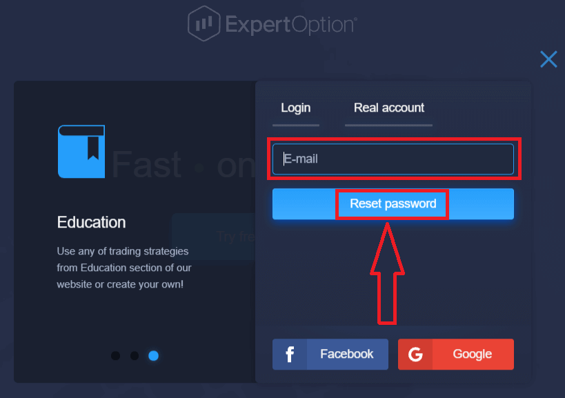 Cómo iniciar sesión y comenzar a operar con opciones binarias en ExpertOption Cómo iniciar sesión y comenzar a operar con opciones binarias en ExpertOption
