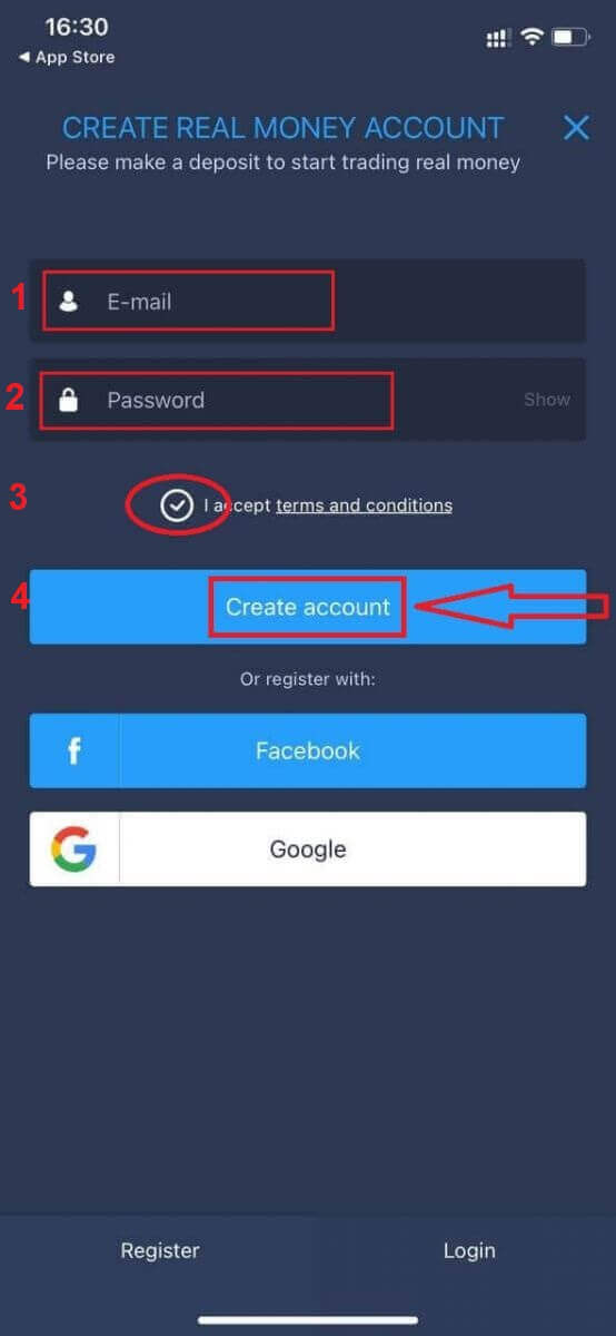 Cara Membuka Akun Perdagangan dan Mendaftar di ExpertOption