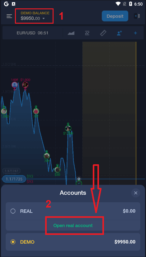 Como abrir uma conta e depositar dinheiro no ExpertOption