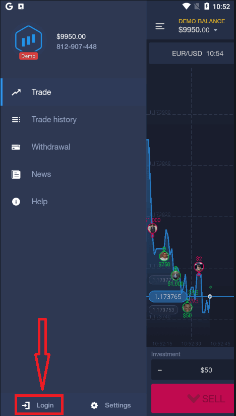 Hoe om aan te meld en by 'n ExpertOption-rekening aan te meld