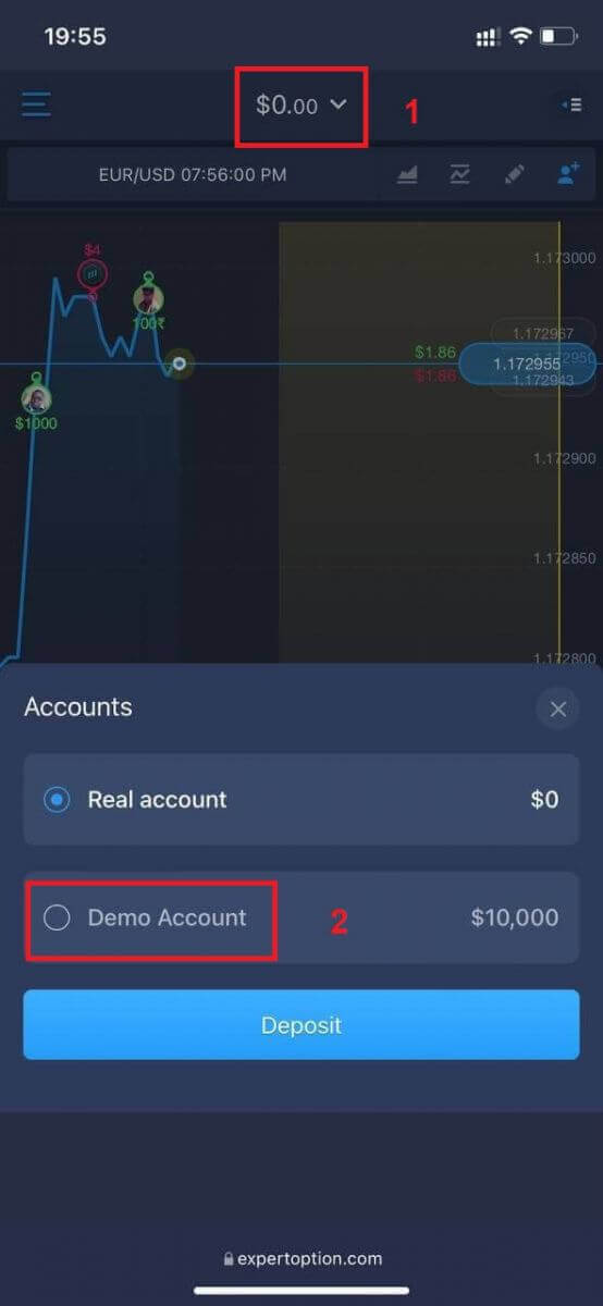 Beginners များအတွက် ExpertOption တွင် အရောင်းအ၀ယ်လုပ်နည်း Beginners များအတွက် ExpertOption တွင် အရောင်းအ၀ယ်လုပ်နည်း