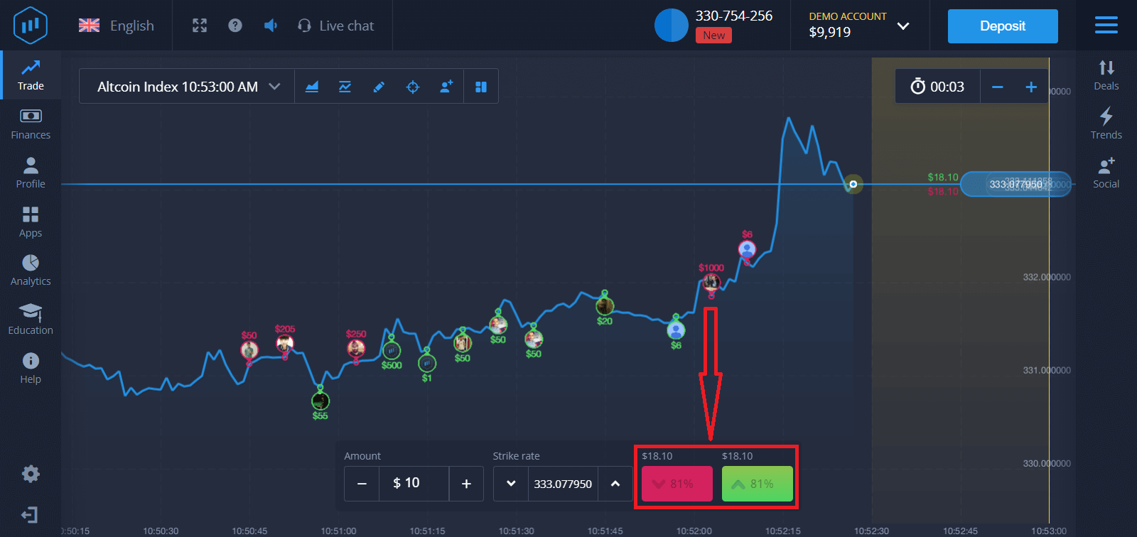Como negociar opções binárias em ExpertOption Como negociar opções binárias em ExpertOption
