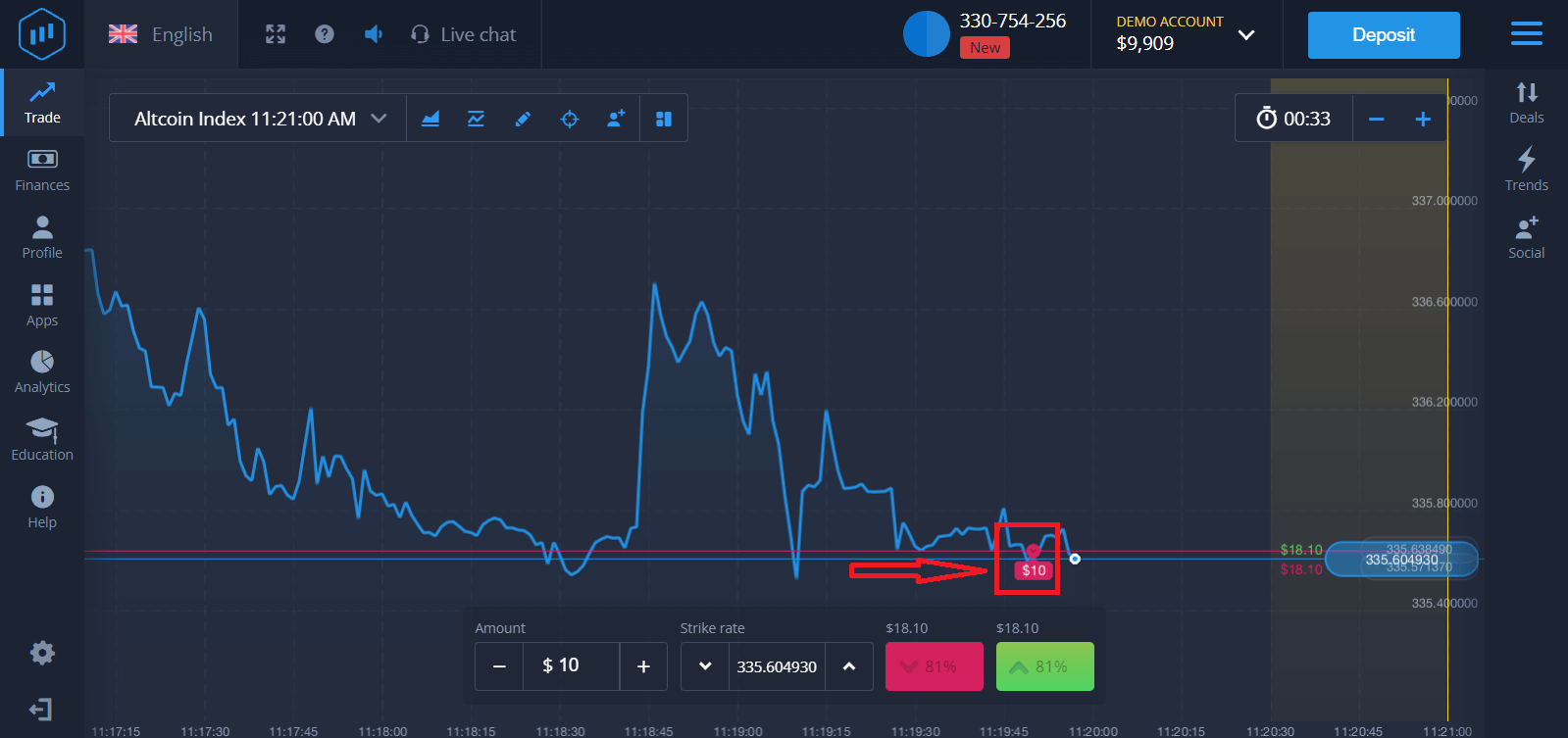 Como negociar opções binárias em ExpertOption Como negociar opções binárias em ExpertOption