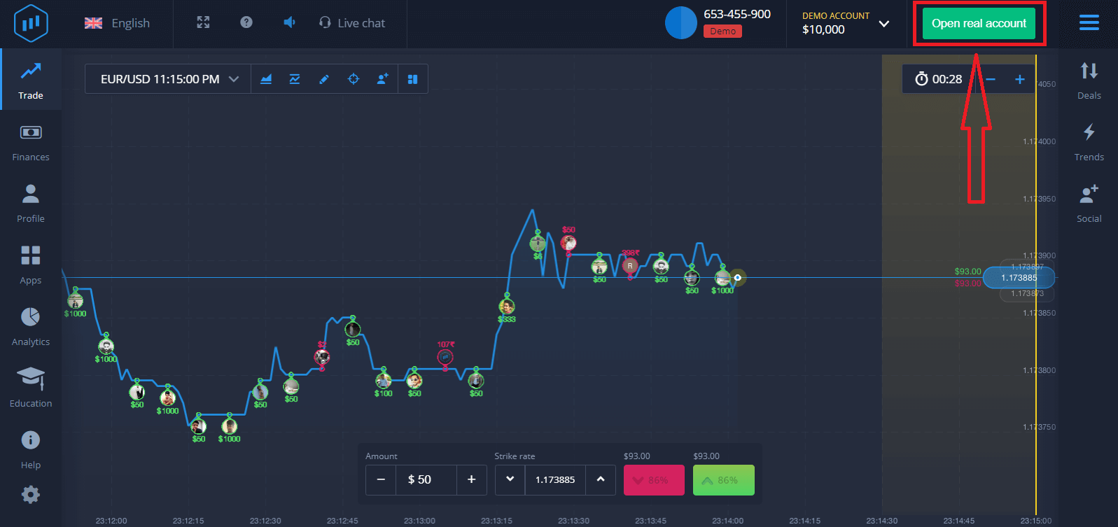 ExpertOption でアカウントを開く: アカウントの種類と設定手順 ExpertOption でアカウントを開く: アカウントの種類と設定手順